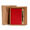 High Quality Notebook Manufacture Fancy Pu Leather Notebook With Pen Gift Set