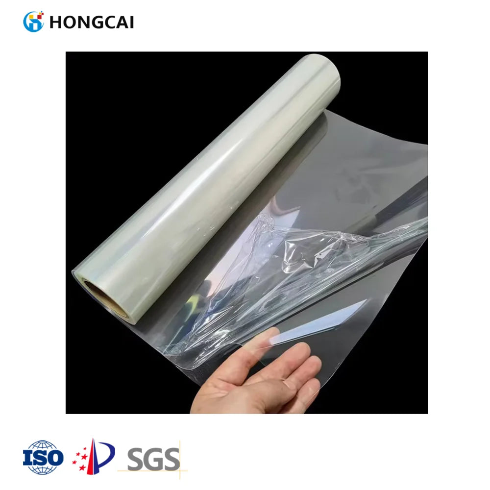 Hongcai 40u Self-Adhesive HD Crystal Film Album Tempered Ceramic Photo Surface Thickened Anti-Scratch PET Heat Transfer Cold