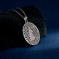 Wholesale 925 Sterling Silver Virgin Mary Retro Pendant Rhodium Plated Cubic Zirconia Fine Jewelry Pendant for Gift Occasions
