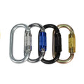 JENSAN Custom 25KN Self-locking Rock Climbing Steel OEM Carabiner EN362-2004 Standard 19mm Gate for Outdoor Use