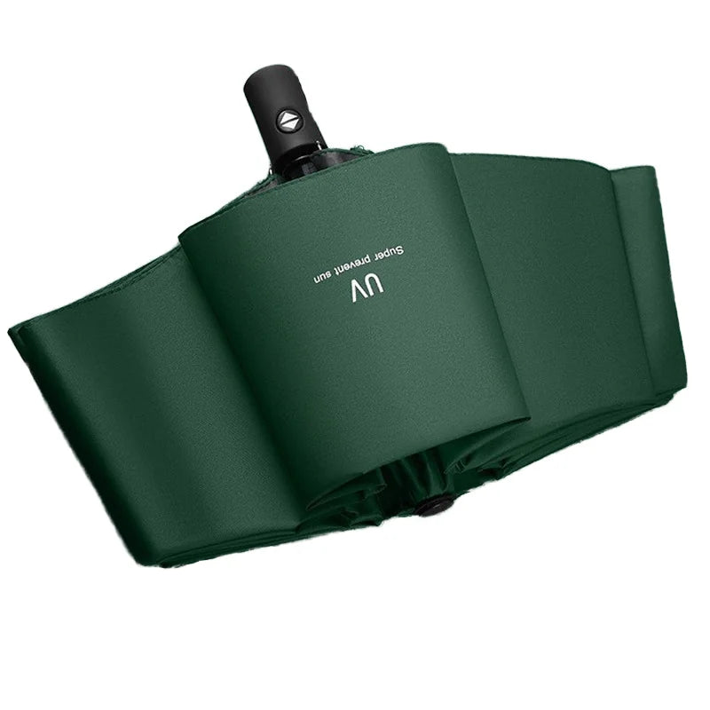 8 Ribs Fully-Automatic 3-Fold Windproof Umbrella Custom Logo Business Gift Umbrella Ready to Ship OEM 2 Factories