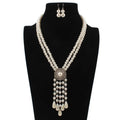 LUOXIN Factory Wholesale Fashion Elegant Imitation Pearl Necklace Jewelry Set for Women