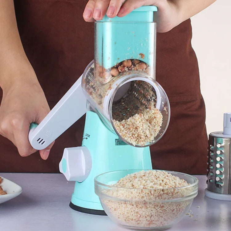 Manual Vegetable Cutter Slicer Shredder Durable Vegetable Slicer Chopper Kitchen Rotate Vegetable Cutter Portable Chopper Grater