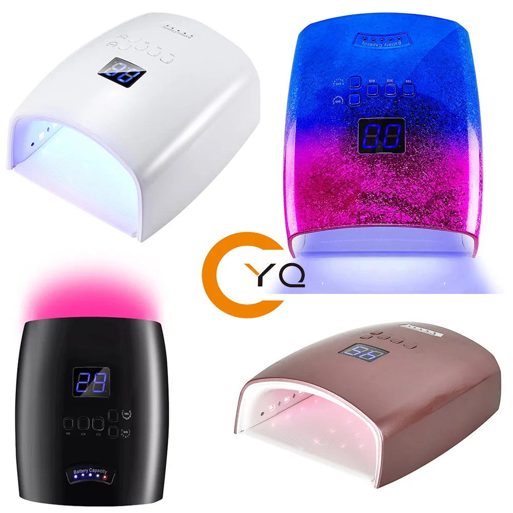 Wholesale Home and Salon Use UV Led Nail Lamp 48W Rechargeable Nail Dryer Gel Cure