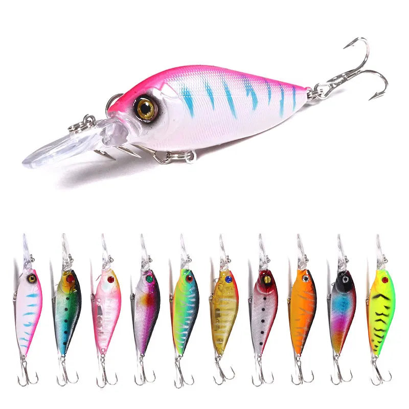 11CM 11.7G  Minnow Luminous Baits Pesca Wobbler Lure Fishing Tackle Carp Fishing Lures