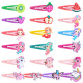 Cute Girl Cartoon Fruit Mermaid Hair Clips Sweet Style Plastic Headband Kids Accessories for Girls & Children
