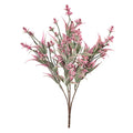 New Design 5 Forks Flocked Plants Plastic Artificial Flocking Grass Branch for Sale