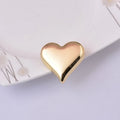 Fashion Jewelry Large Heart Brooches Gold Plated Heart Brooch Pin for Women