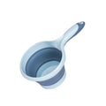 Foldable Scoop with Handle Multi-functional Hanging Water Ladle Plastic Eco-friendly Collapsible Folding Kitchen Utensils Spoons