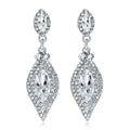 2024 New Unique Luxury Wedding  Earrings Bridal Wedding Accessories Crystal Dangle Earrings Fine Jewelry for Women Earring