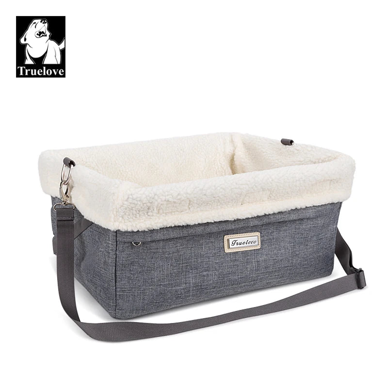 Truelove Wholesale Hot Fashion Portable Pet Booster Safety Car Seat Carrier Bed Adjustable Puppy Dog Cat Basket Small Animal Bag