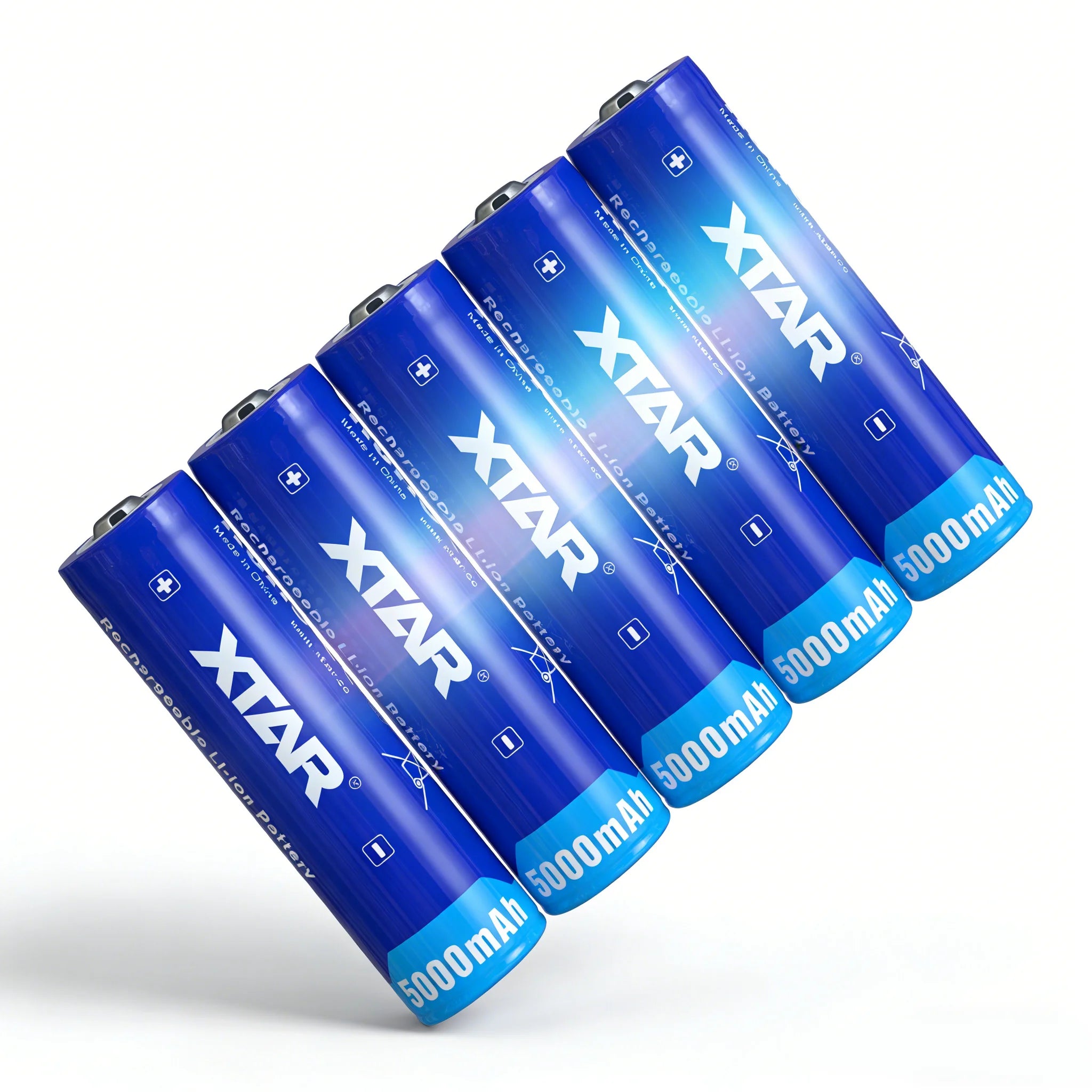 XTAR 3.6V Protected 21700 5000mAh INR 50E Rechargeable Li-ion Battery Cell for Flashlight Constant Discharging Current 10A