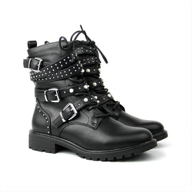 Custom Fashion Work Bottes Femme Fall Winter Ladies Shoes Motorcycles martin Boots Women's Hiking Boots