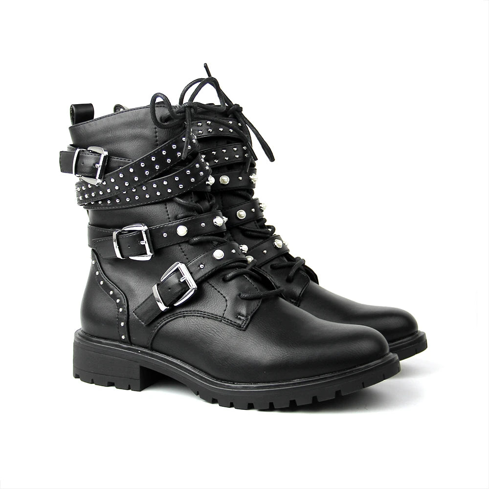 Custom Fashion Work Bottes Femme Fall Winter Ladies Shoes Motorcycles martin Boots Women's Hiking Boots