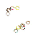 Women's Geometric round Hoop Earrings Gold-Plated U-Shape with Line Texture Stylish Trendy Jewelry for Weddings Parties Gift
