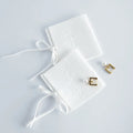 6*6 cm White Microfiber Envelope Velvet Pouches Small Jewelry Storage Gift Packaging Bags for Earrings Ring Bracelet Necklace