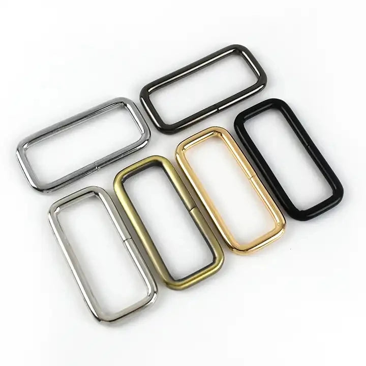 Meetee F4-5-50mm Square Adjustable Hanging Buckle Handbag Hardware Accessories Bag Strap Connecting Buckle