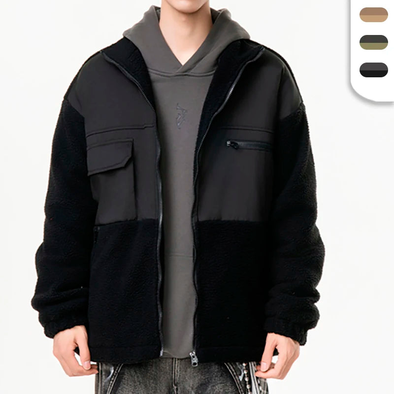 Soft Shell Winter Hiking Climbing Lining Jackets for Men and Women Polar Fleece Zip-up Custom Logo Sweat Jacket