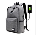 Multifunction Man Women Business Travel Laptop School Backpack with USB Charging Port