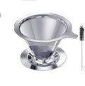 Pour Over Coffee Dripper Paperless Reusable Coffee Filter Pour Over Coffee Maker for Single Cup Brew