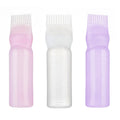 60ml Hair Dye Bottle Comb Hairdressing Styling Tool Squeeze Bottle for Salon Home Use