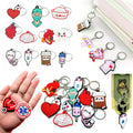 Wholesale New Fashion 2d Cute Cartoon Soft Silicone Keychain Personalized Medicine Doctor Custom Keychains for Promotion