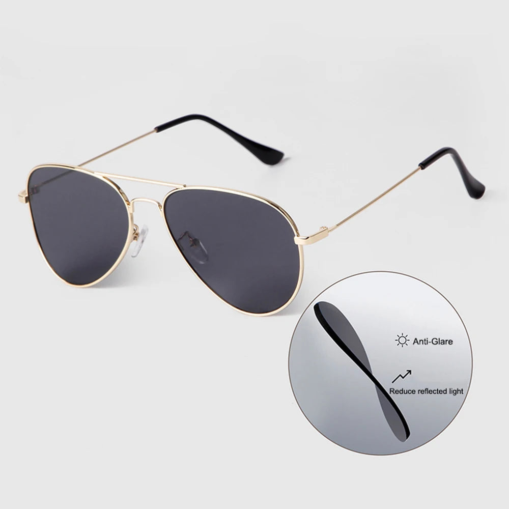 STY9508 Classic Aviation Reversible Sunglasses for Men 2024 New Brand Design Anti Glare Concave Lens Pilot Sunglasses Male UV400
