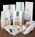 Transparent Kraft Paper 450g Roll Ziplock Bag with Wire for Toast Bread Packaging for Baking for Sushi Milk Jelly
