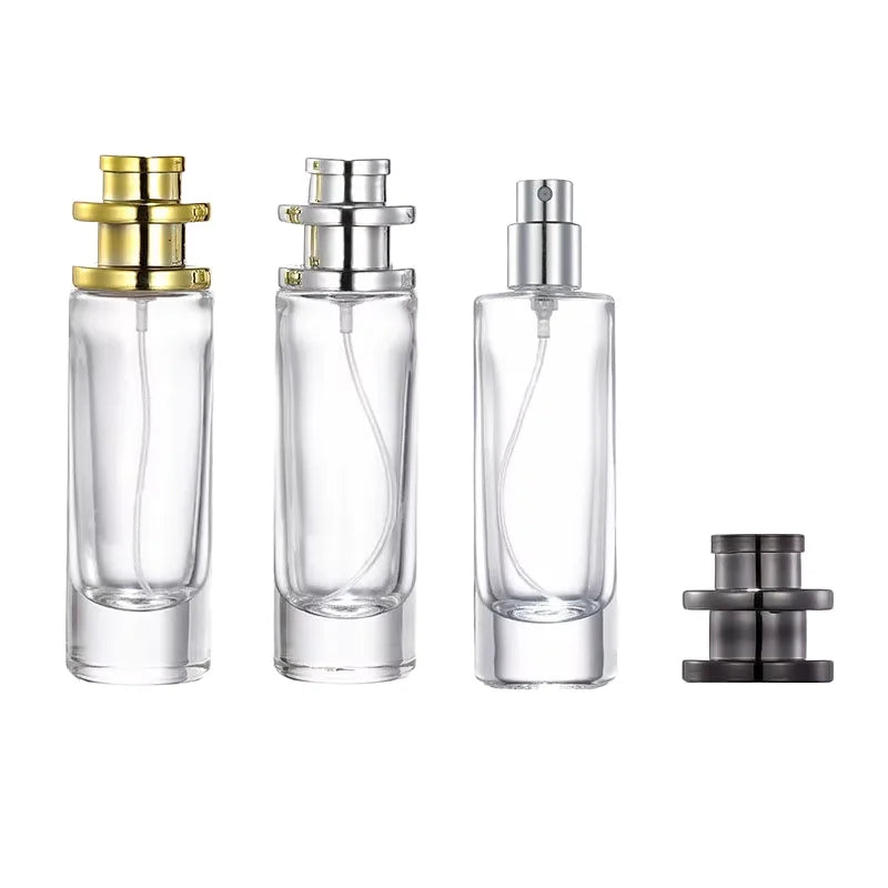 Luxury Empty  20 ml 30 ml Colorful Glass Thick Bottom Glass Fine Mist Sprayer Perfume Bottle