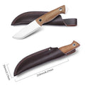 Customizable OEM Support New Design 3CR13MOV Multifunctional Hunting Knife Fixed Blade with Olive Wood Handle EDC Use Grade DIY