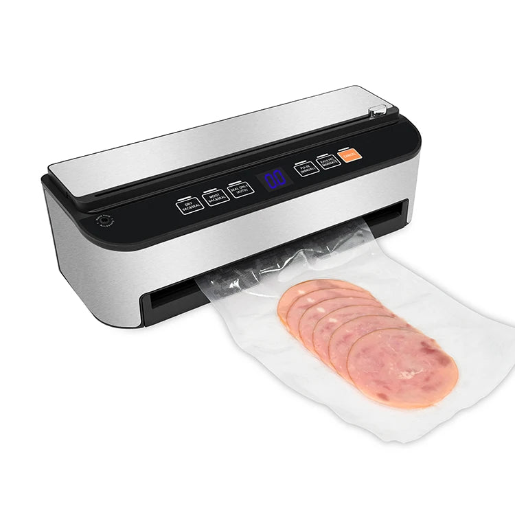 Automatic Household 80Kpa Vacuum Food Sealer Bag Sealer Vacuum Packing Machine Marinate Function for Dry/Moist Food Packaging
