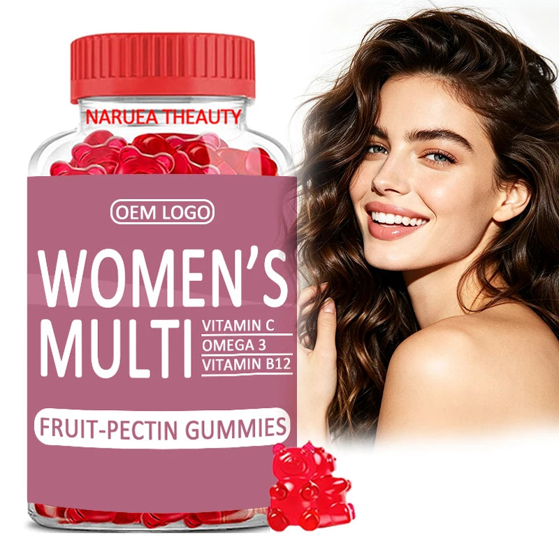 OEM Logo Vitamin C with Q-C Vitamin C Gummy 1000mg for Skin Bioflavonoids Protection Vitamins Gummies