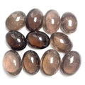 Natural Hand Carved Smoky Quartz Palm Healing Crystal Quartz Palmstone for Decoration