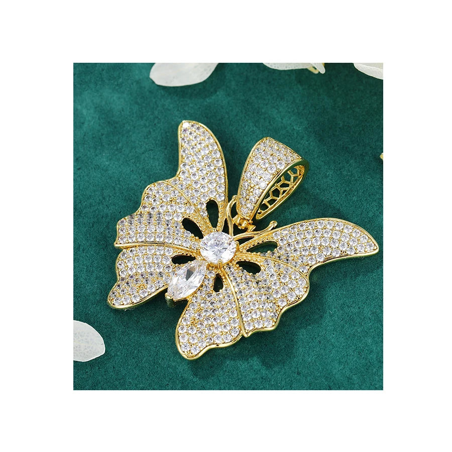 1112 Xu Ping Jewelry Animal Series Set with Diamond butterfly Exquisite Style Women Jewelry