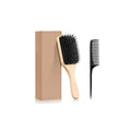 Hot Sale Eco-friendly Wooden Handle Boar Bristles and Nylon Needle Hair Brush Cushion Vent Styling Combs for Hair Styling