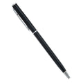 Hot Selling Luxury Blue Ink Click Soft Touch Slim Metal Ballpoint Pen Office Use Ballpen with Custom Logo Twist Promotional