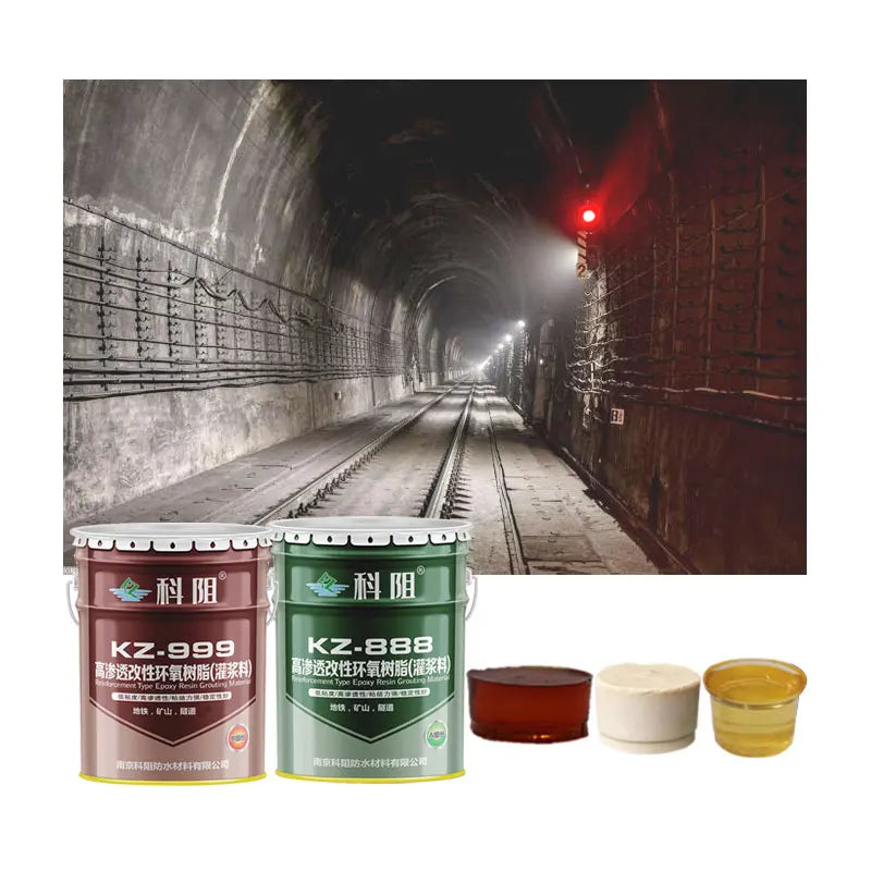 Kezu Kz-010 Injection Concrete Crack Sealing and Waterstop Reinforcement with High Strength Epoxy Resin Grouting Material