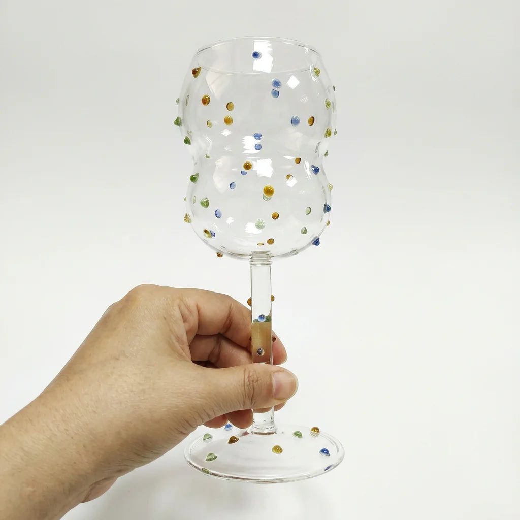 Reusable Premium Handmade Vintage Flute Wine Glasses for Graduation Wedding Dessert Use Multi-functional Glassware MegaBDM
