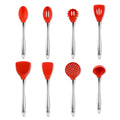 304 Stainless Steel & Silicone Spatula Non-Stick Kitchen Utensils with Hollow Handle for Pots & Pans Sustainable and Stocked