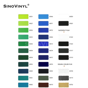 SINOVINYL 1.22x50M Computer Cutting Plotter Material Signboard Translucent Self Adhesive Vinyl Sheet Decoration Film