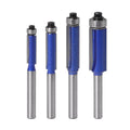 6mm Shank Carbide Blades Woodworking Flush Trim Router Bits Milling Cutter with Top Bearing for Wood Engraving Carving