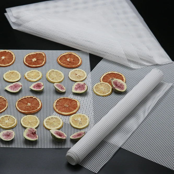 Reusable Non-Stick Food Drying Mat Silicone Perforated Mat for Dehydrator Silicone Dehydration Sheet