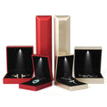 FORTE Wholesale High End Gold  Custom Jewellery Boxes Packaging Necklace Earring Jewelry Box