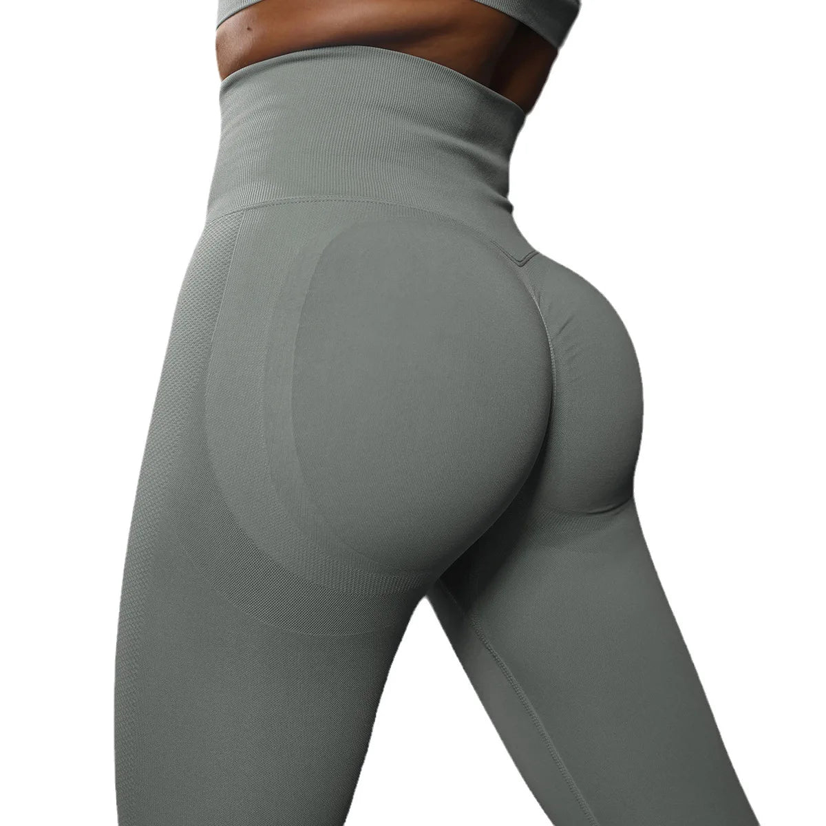 2024 High Quality Women Sports Leggins Fitness Scrunch Butt Lifting Tummy Control Seamless High Waist Hip Yoga Pants