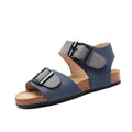 2025 Summer Korea Children Cork Soft Bottom Non slip Sandals Beach Shoes