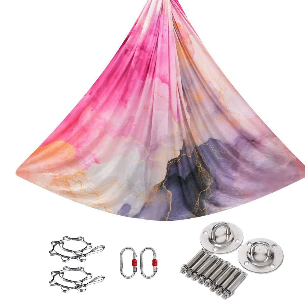 Home Gym Flexibility & Core Strength Yoga Antigravity Inversion Exercises Aerial Yoga Hammock Swing