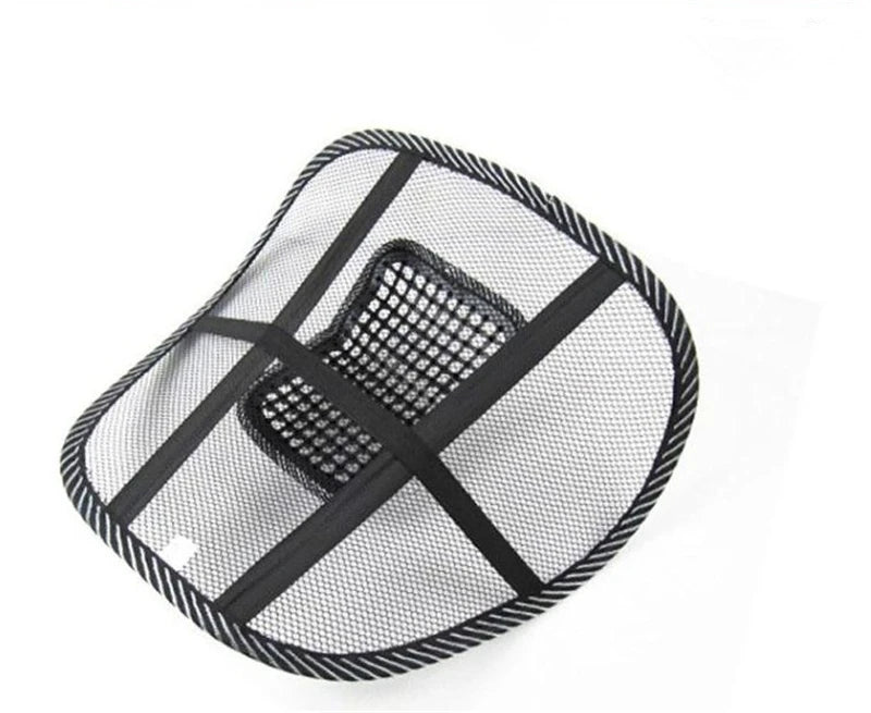Cool Vent Cushion Mesh Back Lumber Support New Chair Truck Black Car Seat Back Support for Home Office