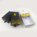 Perfume Drawer Box Custom LogoBox Rigid Sliding Out Jewelry Accessory Storage Square Shape Embossing Printing Handling Packaging