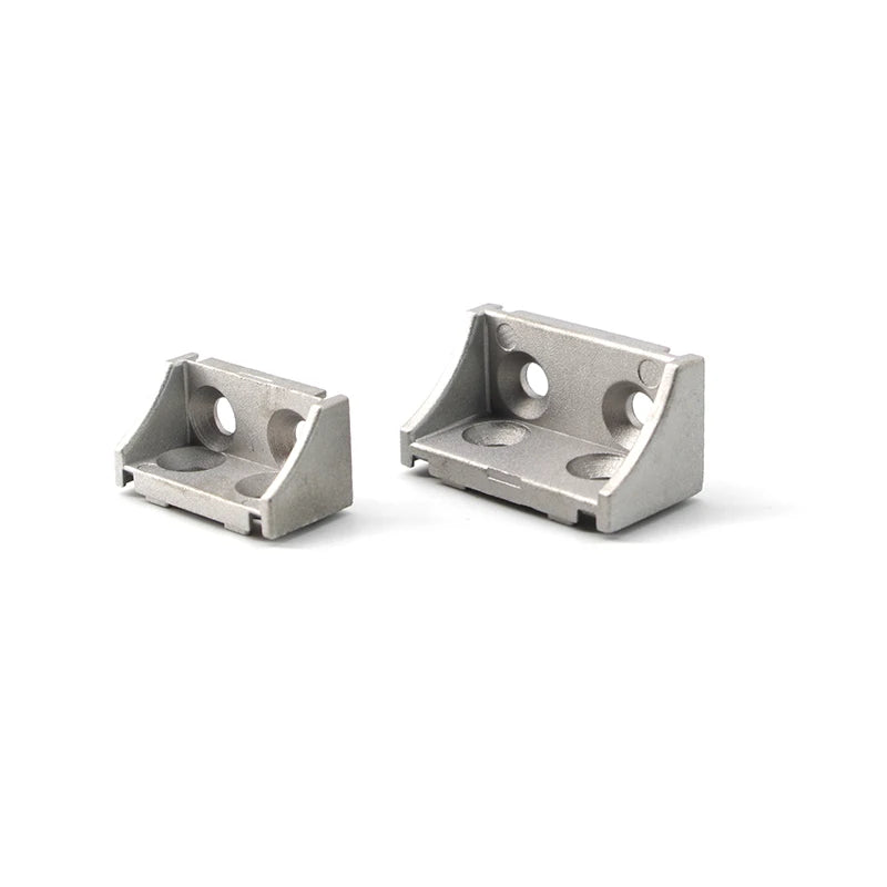 China Manufacturer 1230 OEM Metal Shelf  Aluminium Corner Bracket  20*40 Bracket for  Slot 6  20mm*40mm 2040 2550 3060 4080 4590
