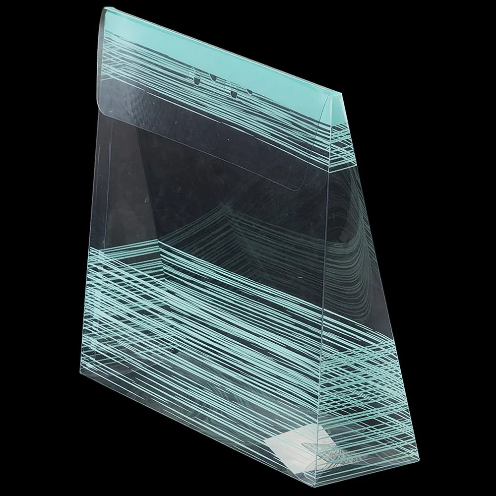 Pyramid Box Packaging Transparent Plastic Favor Box Cube Foldable Pyramid Shaped Box PET/PVC Clear Plastic Gift Boxes